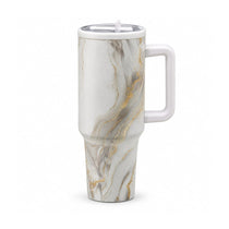 Marble Print Coffee Tumbler - 1200 ML