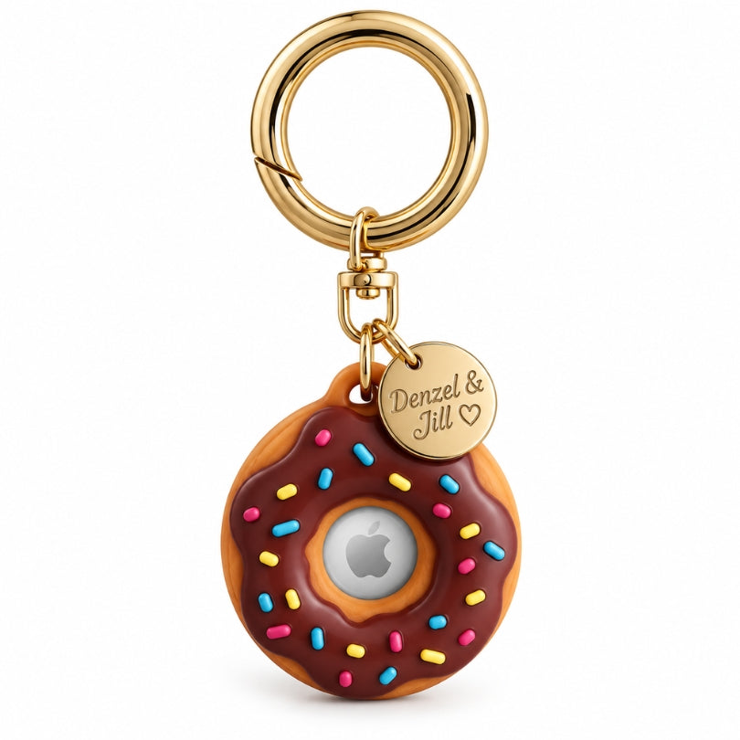 AirTag Silicone Donut Case – Cute Protective Cover for Apple AirTag