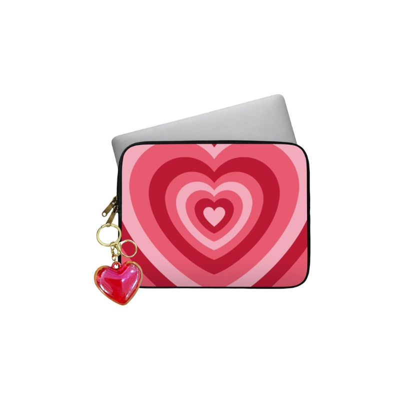 HEART TO HEART LAPTOP SLEEVE WITH CHARM Main image