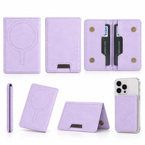 Lavender Flip MagSafe Wallet – Magnetic Card Holder