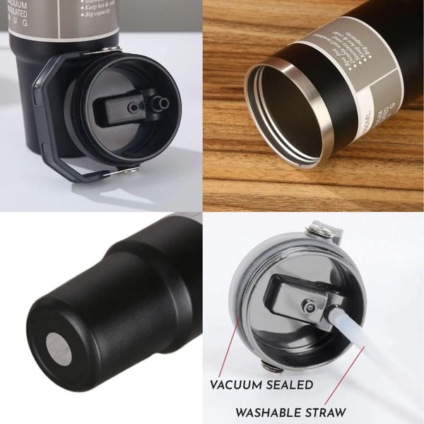 Personalized Coffee Tumbler With Handle