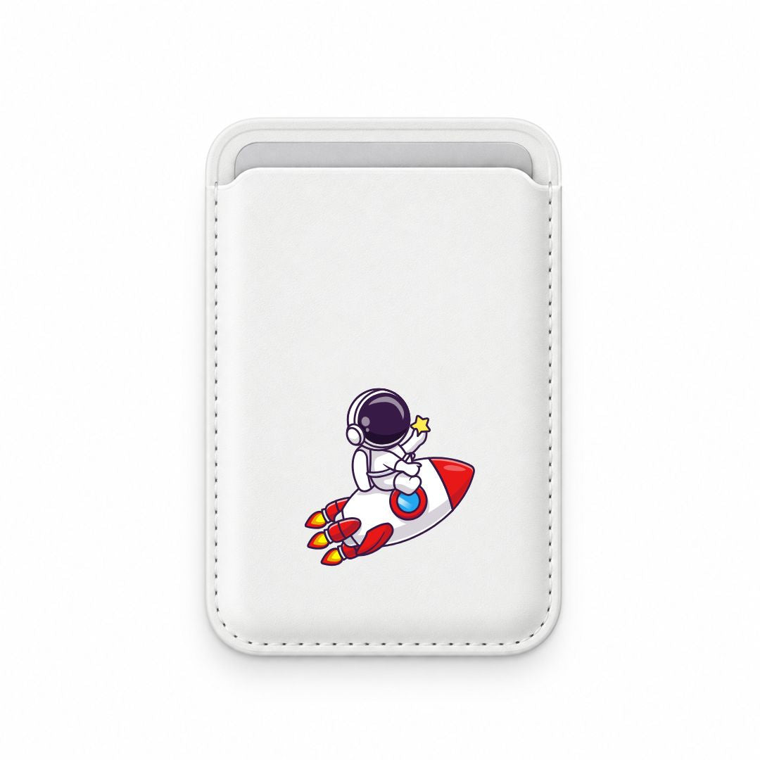 Magnetic Printed MagSafe Astro Kid Wallet Main image
