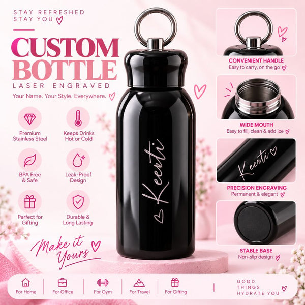 Personalized Mini Stainless Steel Bottle