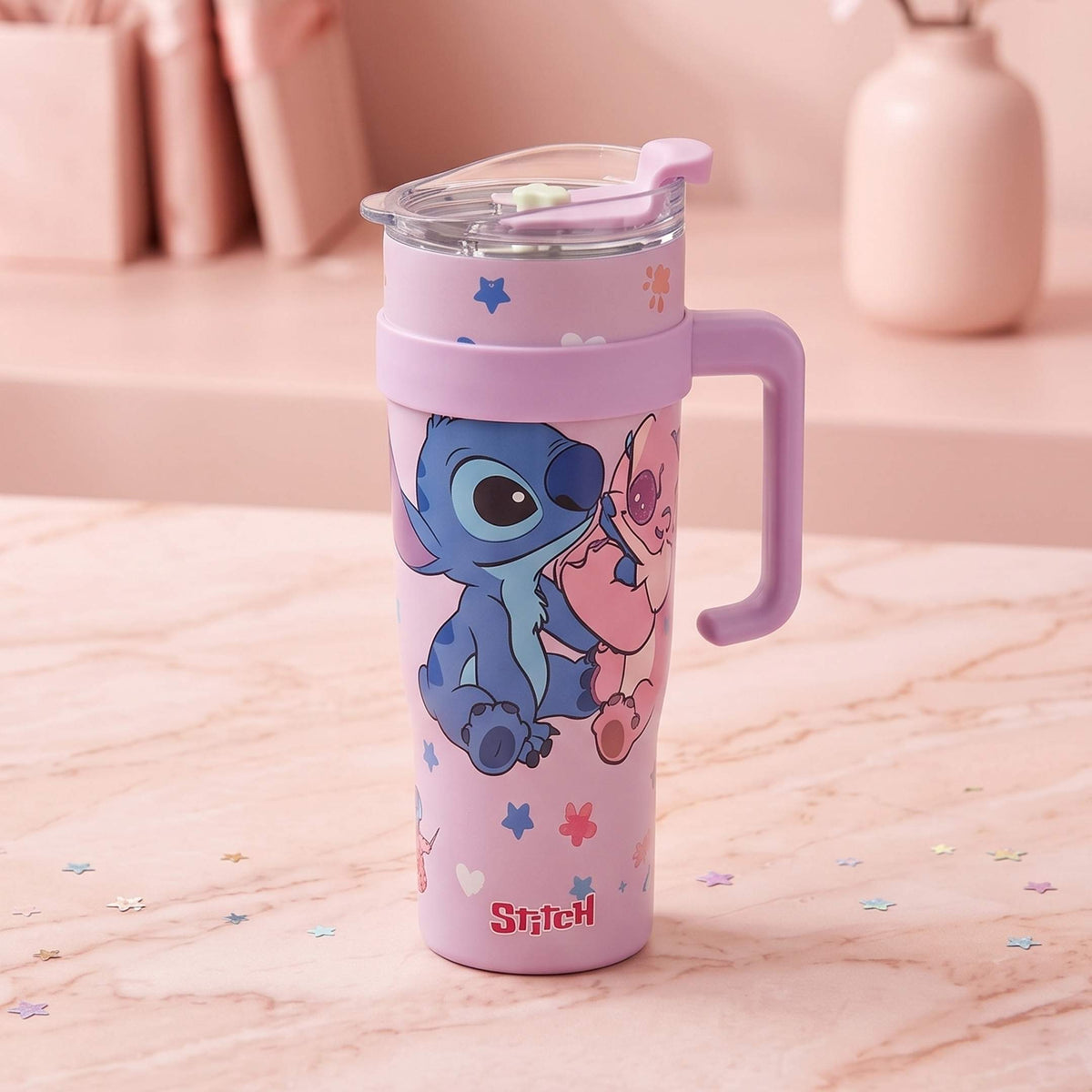 Leo & Stitch Coffee Tumbler - 1200 ML