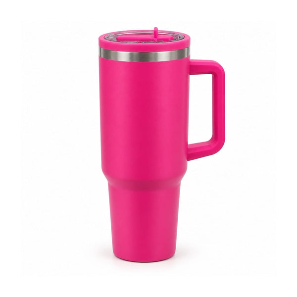 Hot Pink Coffee Tumbler - 1200 ML