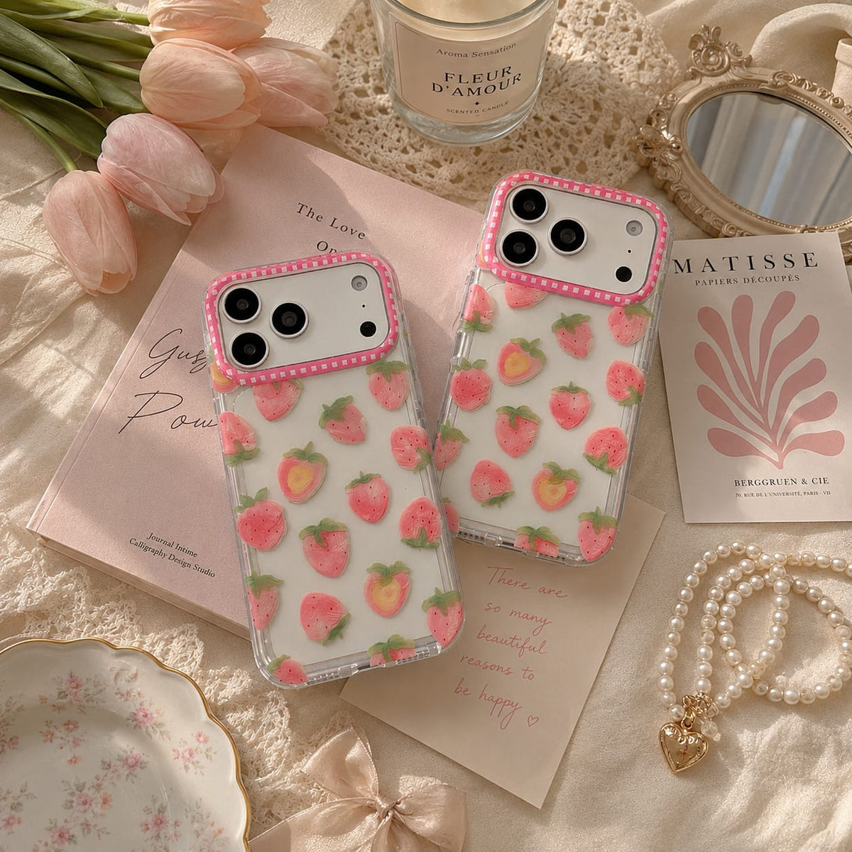 BERRY PINK IPHONE CASE