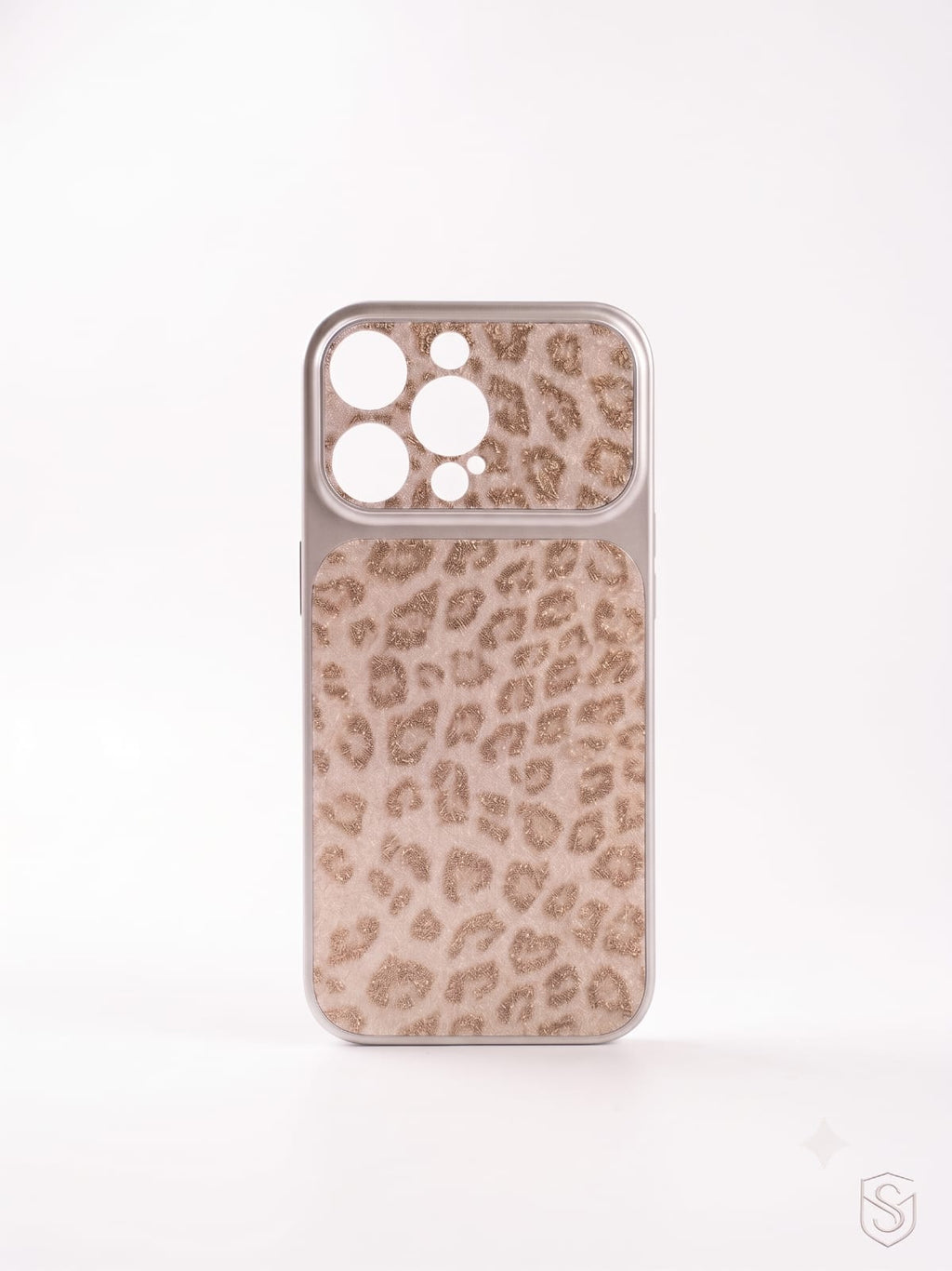 SHIMMER SAND CHEETAH IPHONE CASE