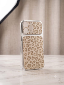 SHIMMER SAND CHEETAH IPHONE CASE