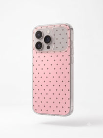 PINK POLKA IPHONE CASE